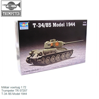 Militair voertuig 1:72 | Trumpeter TR 07207 | T-34 /85 Model 1944