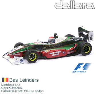 Modelauto 1:43 | Onyx XLM99015 | Dallara F398 1998 #16 - B.Leinders