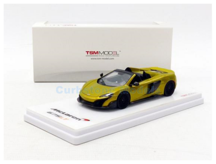 Modelauto 1:43 | TSM TSM430202 | McLaren 675 LT Spider Goud 2016