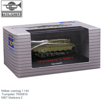 Militair voertuig 1:144 | Trumpeter TR00610 | MBT Markava 2