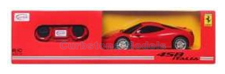 Modelauto 1:24 | Rastar 46600R | Ferrari 458 Italia Rood 2012
