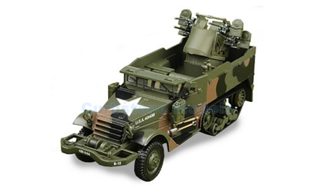 Militair voertuig 1:43 | Atlas EX02 | GMC M16 Halftruck US Military Green