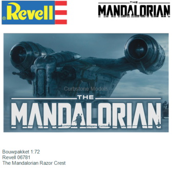 Bouwpakket 1:72 | Revell 06781 | The Mandalorian Razor Crest