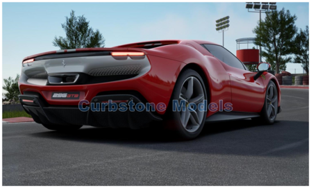 Modelauto 1:18 | Bburago 18-16017RED | Ferrari 296 GTB Asseto Fiorano Red / White 2022