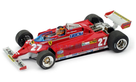 Modelauto 1:43 | Brumm R367-CH | Ferrari 126 CK Turbo 1981 #27 - G.Villeneuve