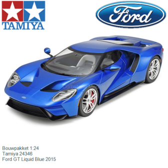 Bouwpakket 1:24 | Tamiya 24346 | Ford GT Liquid Blue 2015