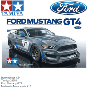 Bouwpakket 1:24 | Tamiya 24354 | Ford Mustang GT4 | Multimatic Motorsports #17