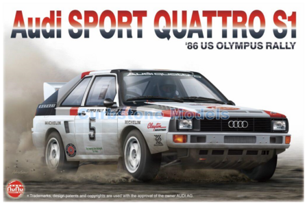 Bouwpakket 1:24 | NuNu Model Kit PN24023 | Audi Quattro S1 1986 #5 - J.Buffam - N.Wilson