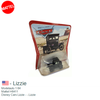 Modelauto 1:64 | Mattel H6411 | Disney Cars Lizzie - -.Lizzie