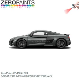  | Zero Paints ZP-1083-LZ7S | Airbrush Paint 60ml Audi Daytona Gray Pearl LZ7S