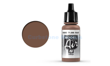  | Vallejo VAL 71069 | Acryllak Model Air Rust (Metallic) #17ml