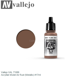  | Vallejo VAL 71069 | Acryllak Model Air Rust (Metallic) #17ml