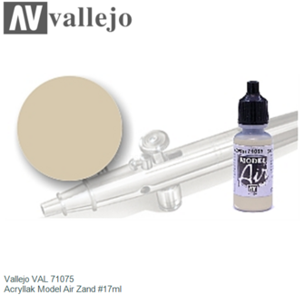  | Vallejo VAL 71075 | Acryllak Model Air Zand #17ml