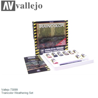  | Vallejo 73099 | Traincolor Weathering Set