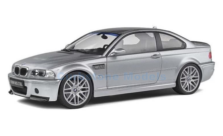 Modelauto 1:18 | Solido 1806503 | BMW M3 CSL Coup&eacute; (E46) Silver Grey 2003