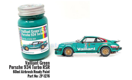Verf  | Zero Paints ZP-1276/60 | Airbrush Paint 60ml Porsche 934 Turbo RSR Valliant Green