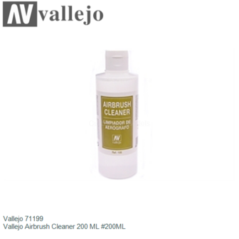  | Vallejo 71199 | Vallejo Airbrush Cleaner 200 ML #200ML