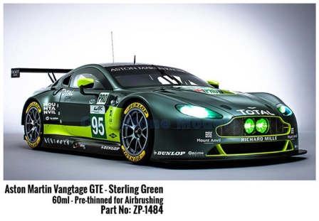 Verf  | Zero Paints ZP-1484 | Airbrush Paint 60ml Sterling Green | Aston Martin Racing 2015