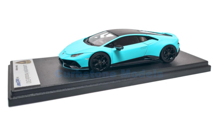 Modelauto 1:43 | Looksmart LS498FCE | Lamborghini Hurac&aacute;n EVO Fluo Capsule Celeste Fedra 2020
