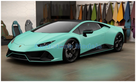 Modelauto 1:43 | Looksmart LS498FCE | Lamborghini Hurac&aacute;n EVO Fluo Capsule Celeste Fedra 2020