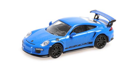Modelauto 1:87 | Minichamps 870063227 | Porsche 911 GT3 RS Blue 2015