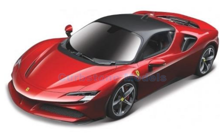 Modelauto 1:43 | Bburago 18-36053RED | Ferrari SF90 Stradale Rood / Zwart 2021