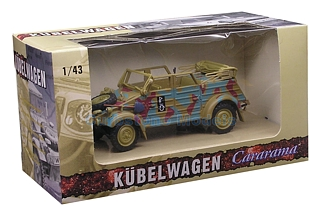 Militair voertuig 1:43 | Cararama 951D-001-3 | K&uuml;belwagen Type 82 Open