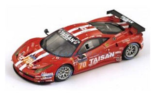 Modelauto 1:43 | Looksmart LSLM04 | Ferrari 458 Italia LM GTE-Am | Team Taisan 2014 #70 - P.Ehret - M.Rich - S.Nakano