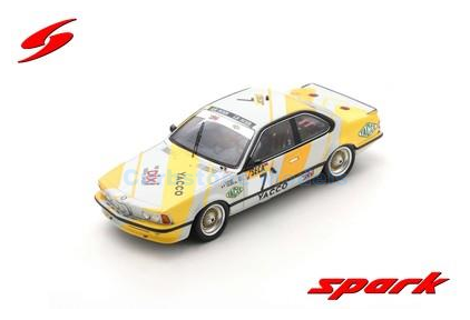 Modelauto 1:43 | Spark SB673 | BMW 635 Csi | Dixi Sport 1988 #7 - G.F&eacute;vrot - F.Delavallade - B.di Gioia