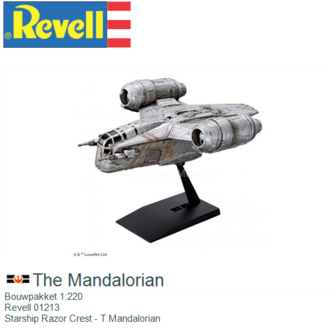 Bouwpakket 1:220 | Revell 01213 | Starship Razor Crest - T.Mandalorian