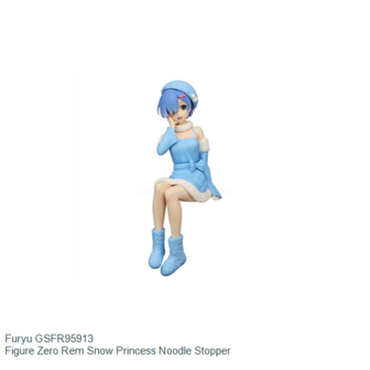  | Furyu GSFR95913 | Figure Zero Rem Snow Princess Noodle Stopper