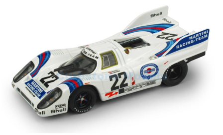 1:43 | Brumm R220 | Porsche Martini Racing 917 1971 #22 - G.van Lennep - H.Marko