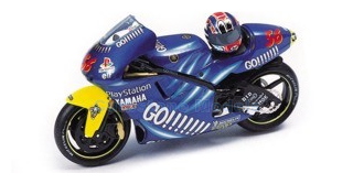 Motorfiets 1:24 | IXO-Models RAB004 | Yamaha YZR 500 | Tech3 Gauloises 2001 #56 - S.Nakano