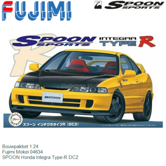 Bouwpakket 1:24 | Fujimi Mokei 04634 | SPOON Honda Integra Type-R DC2
