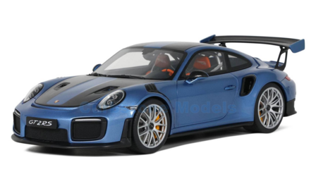 Modelauto 1:18 | GT Spirit GT429 | Porsche Porsche 911 991.2 GT2 RS Geminie Blue 2021