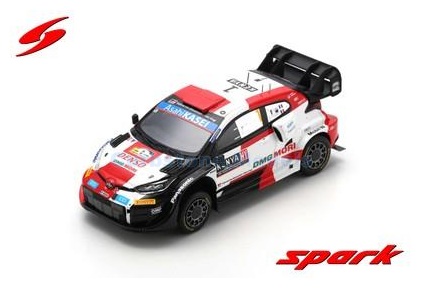 Modelauto 1:43 | Spark S6707 | Toyota Gazoo Racing Yaris GR Rally1 WRC 2022 #1 - S.Ogier - B.Veillas