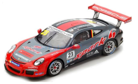 Modelauto 1:43 | Spark SJ052 | Porsche 911 GT3 2007 #23 - P.Hamprecht