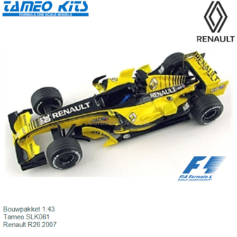 Bouwpakket 1:43 | Tameo SLK061 | Renault R26 2007