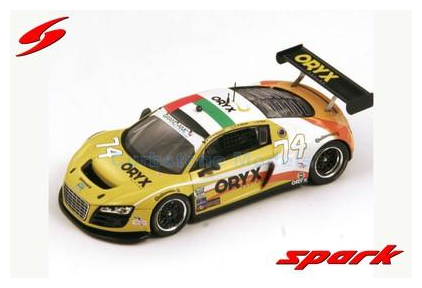 Modelauto 1:43 | Spark US003 | Audi R8 Gran-Am | Oryx Racing 2012 #74 - H.Al Masaood - S.Al Mehairi - S.Kane