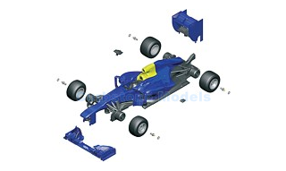 Bouwpakket 1:43 | Tameo TMK408 | Red Bull RB8 Renault 2012 #2 - M.Webber