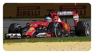Bouwpakket 1:43 | Tameo TMK421 | Scuderia Ferrari F14-T 2014 #14 - F.Alonso - K.Raikkonen