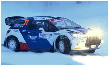 Modelauto 1:43 | Spark S6566 | Citro&euml;n DS3 WRC | PH Sport 2020 #77 - V.Bottas - T.Rautiainen