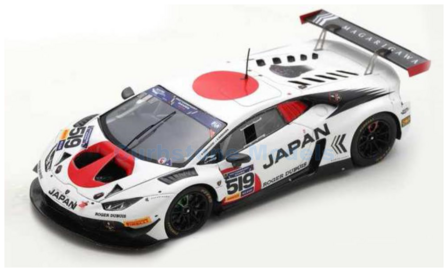 Modelauto 1:43 | Spark S9607 | Lamborghini Hurac&aacute;n GT3 Evo | Orange1 FFF Racing Team 2019 #519 - H.Hamaguchi - U.Sasahara