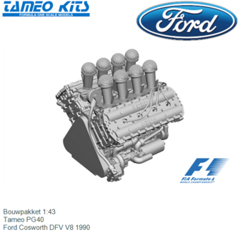 Bouwpakket 1:43 | Tameo PG40 | Ford Cosworth DFV V8 1990