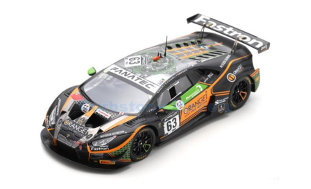 Modelauto 1:43 | Spark SB436 | Lamborghini Hurac&aacute;n GT3 EVO | Orange 1 FFF Racing Team 2021 #63 - M.Bortolotti - M.Mapelli - A.