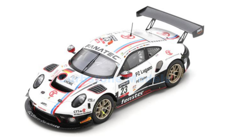 Modelauto 1:43 | Spark SB461 | Porsche 911 GT3 R | Huber Motorsport 2021 #23 - I.Jacoma - N.Leutwiler - J.Schell - N.Menzel