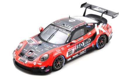 Modelauto 1:43 | Spark SG909 | Porsche 911 GT3 CUP | KKr&auml;mer Racing 2023 #161 - C.Br&uuml;ck - K.Kr&auml;mer - A.Veremko  - -.