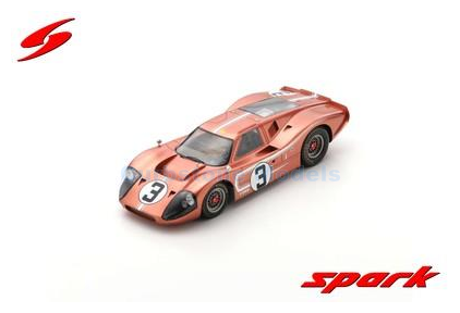 Modelauto 1:18 | Spark 18S682 | Ford GT40 MK IV 1967 #3 - L.Bianchi - M.Andretti