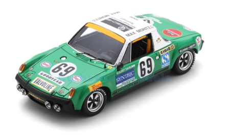 Modelauto 1:18 | Spark 18S855 | Porsche 914/6 GT | Autohaus Max Moritz GmbH 1971 #69 - G.Quist - D.Krumm