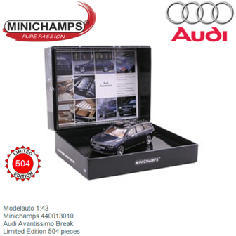 Modelauto 1:43 | Minichamps 440013010 | Audi Avantissimo Break